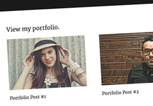 Image of the Modern Portfolio Theme by StudioPress